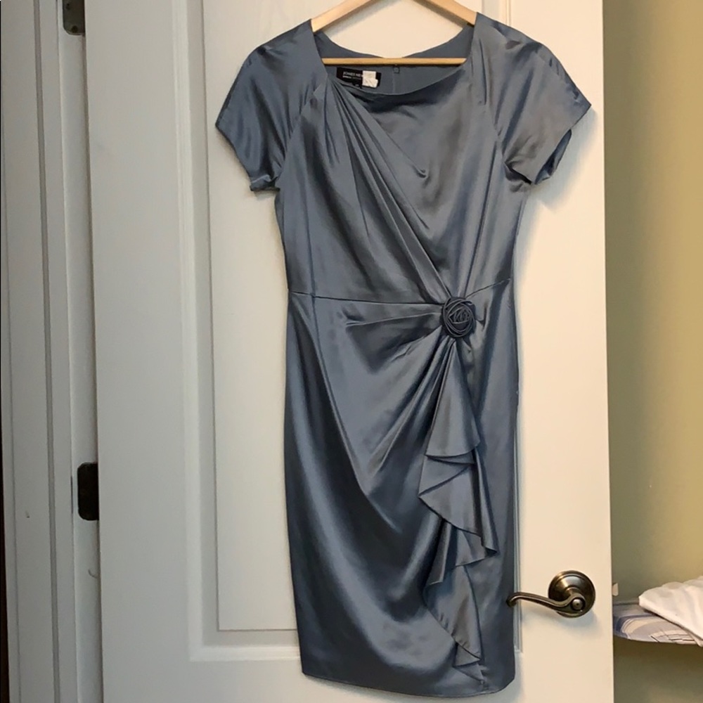 Jones New York Smokey Blue Dress